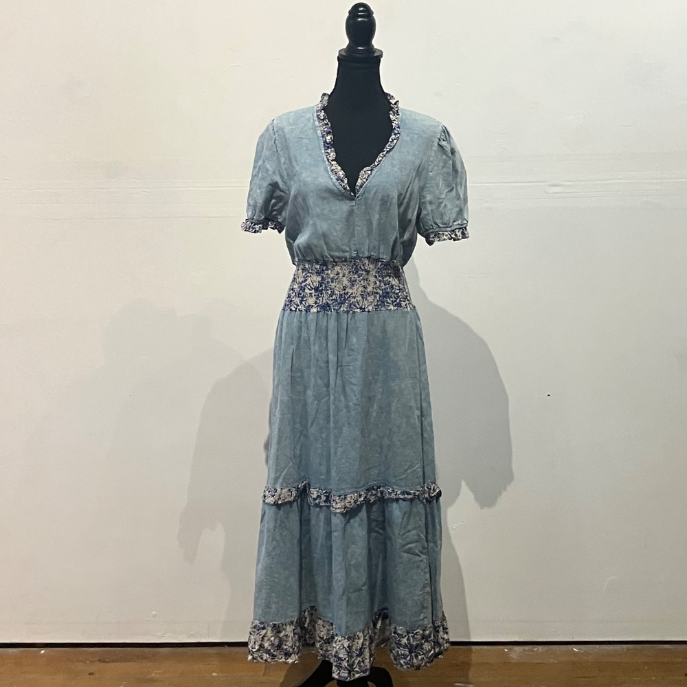 Red + Olive boho dress - Picture 14 of 15